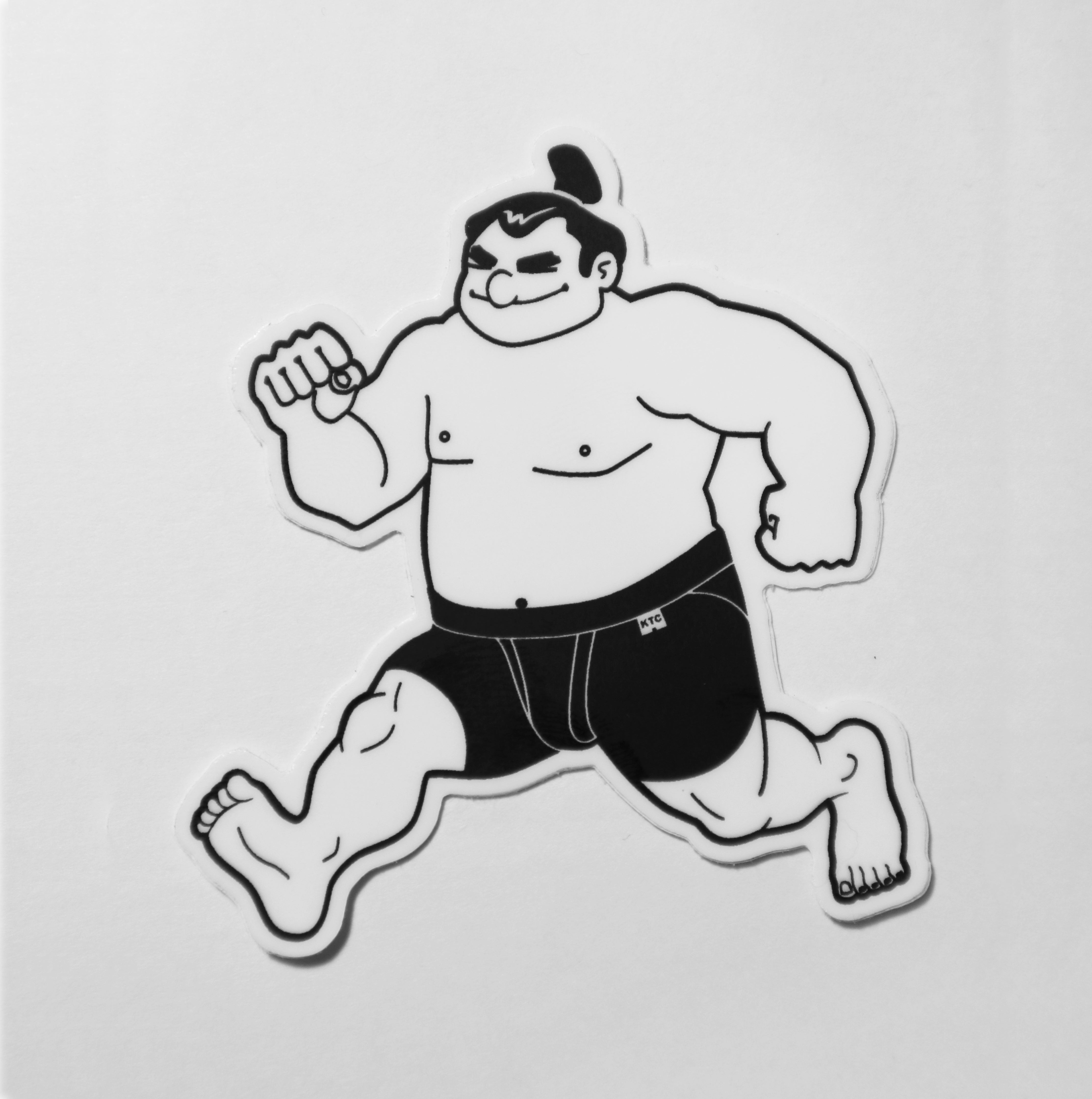 RUNNING KUMA STICKER KNITEC running-kuma-sticker-knitec